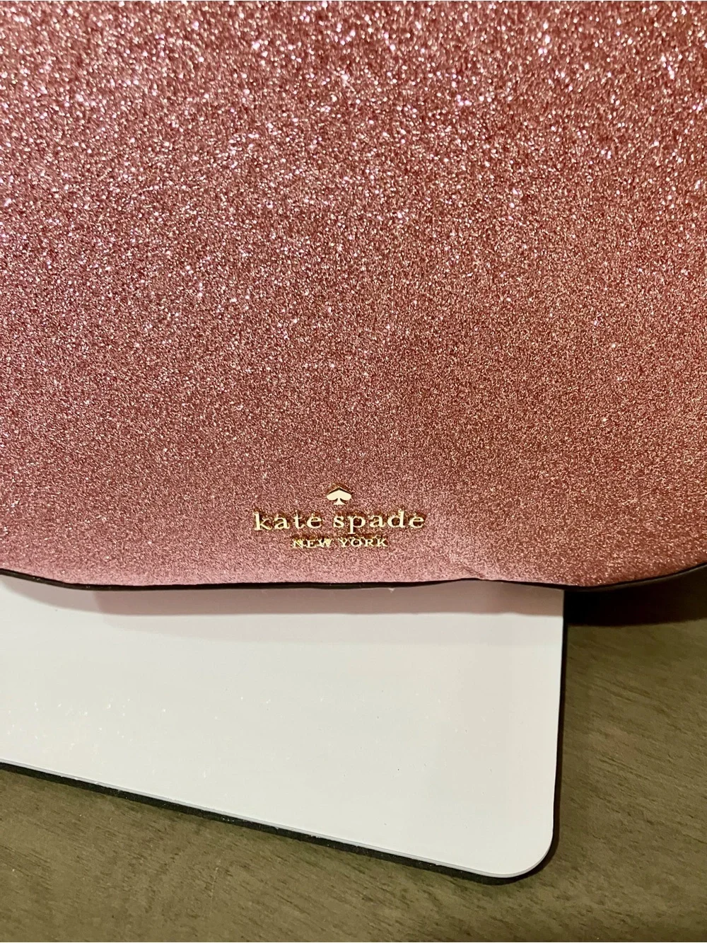 Kate Spade Pink Glitter Crossbody Bag